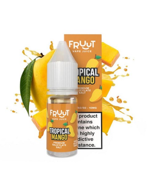 Fruut Salt Tropical Mango - 10ml Nicotine Salt E-Liquid