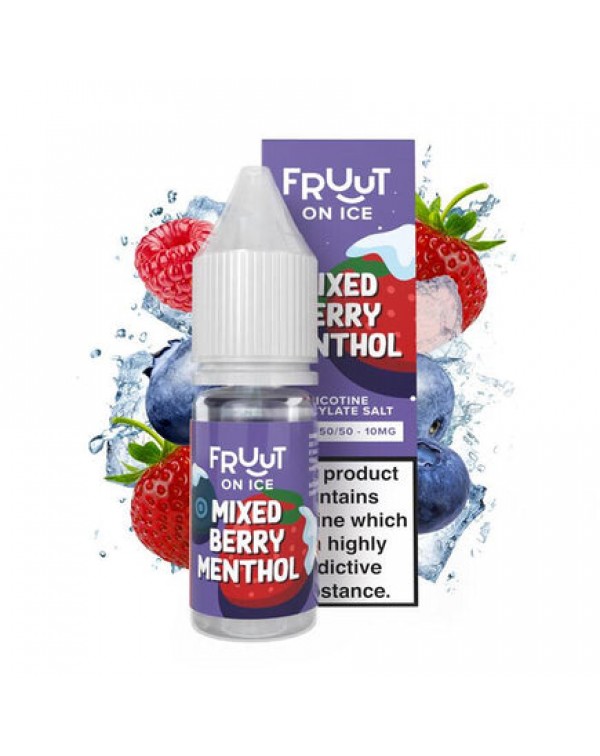 Fruut Salt On Ice Mixed Berry Menthol - 10ml Nicot...