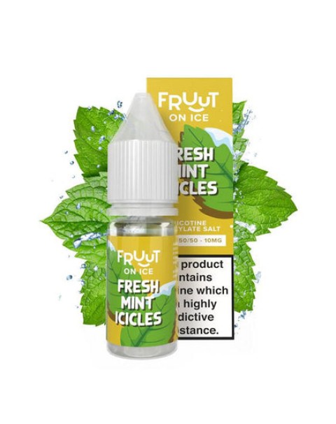 Fruut Salt On Ice Fresh Mint Icicles - 10ml Nicotine Salt E-Liquid