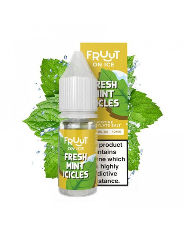 Fruut Salt On Ice Fresh Mint Icicles - 10ml Nicoti...