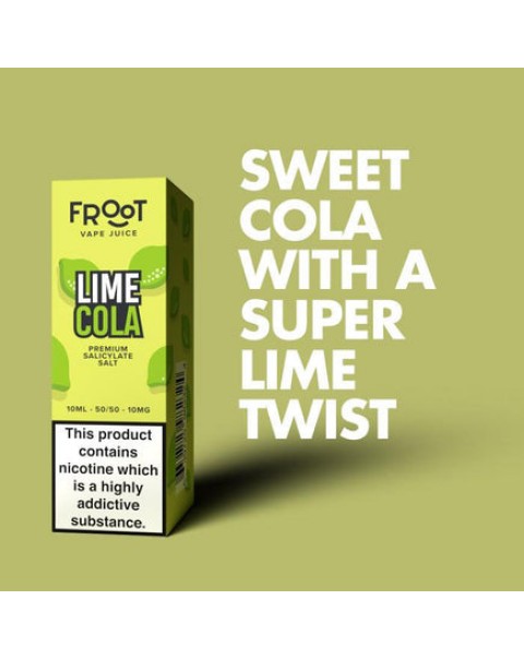 Fruut Salt Lime Cola - 10ml Nicotine Salt E-Liquid