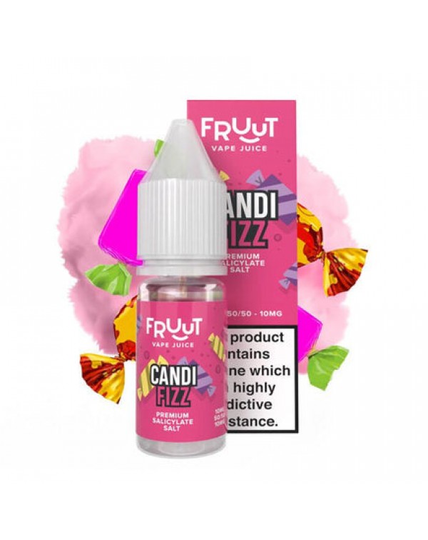 Fruut Salt Candi Fizz - 10ml Nicotine Salt E-Liqui...