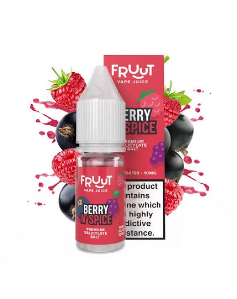 Fruut Salt Berry N Spice - 10ml Nicotine Salt E-Liquid