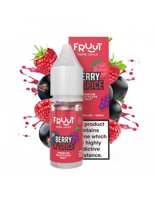 Fruut Salt Berry N Spice - 10ml Nicotine Salt E-Li...