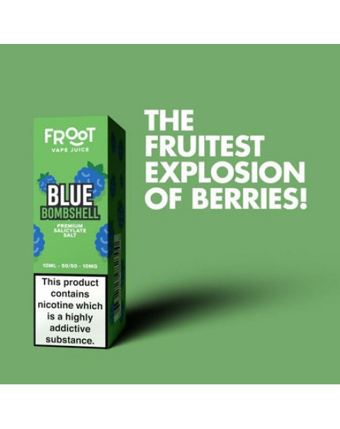 Fruut Salt Blue Bomshell - 10ml Nicotine Salt E-Liquid