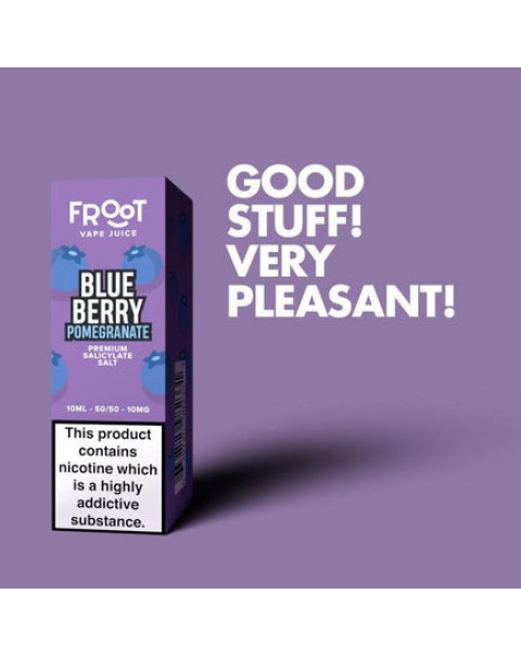 Fruut Salt Blueberry Pomegranate - 10ml Nicotine Salt E-Liquid