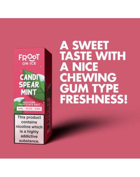 Fruut Salt On Ice Candi Spearmint - 10ml Nicotine Salt E-Liquid