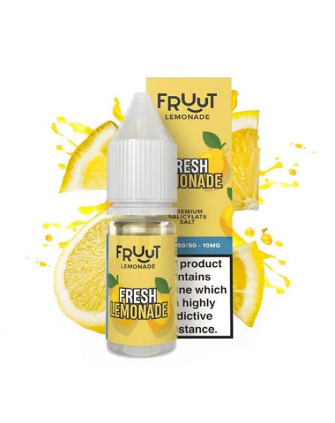 Fruut Lemonade Fresh Lemonade - 10ml Nicotine Salt E-Liquid