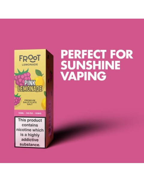 Fruut Lemonade Pink Lemonade - 10ml Nicotine Salt E-Liquid