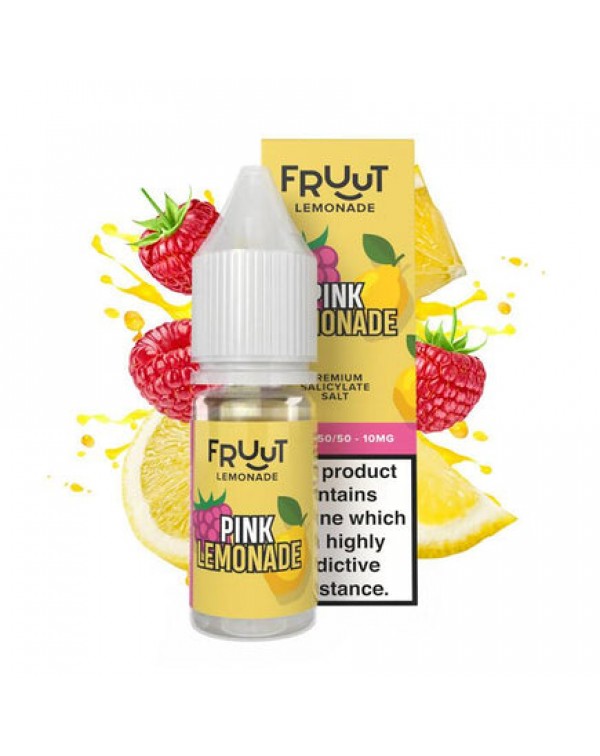 Fruut Lemonade Pink Lemonade - 10ml Nicotine Salt ...