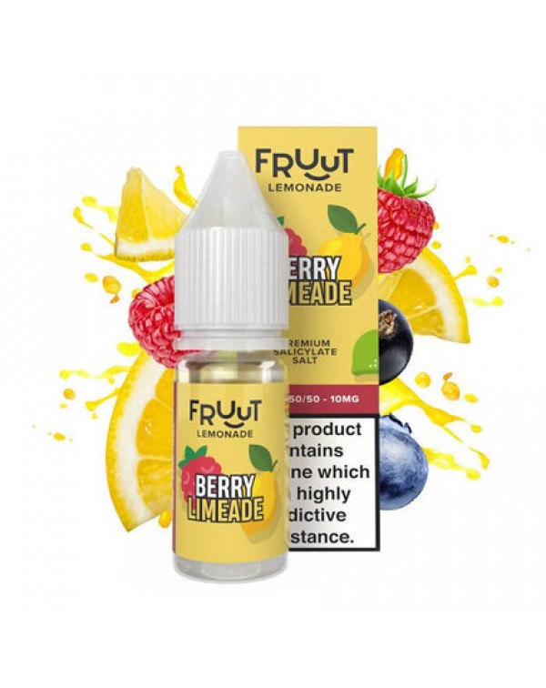 Fruut Lemonade Berry Limeade - 10ml Nicotine Salt ...