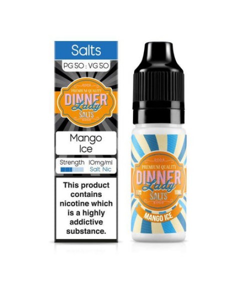 Dinner Lady - Mango Ice 10ml Salt Nic E-Liquid