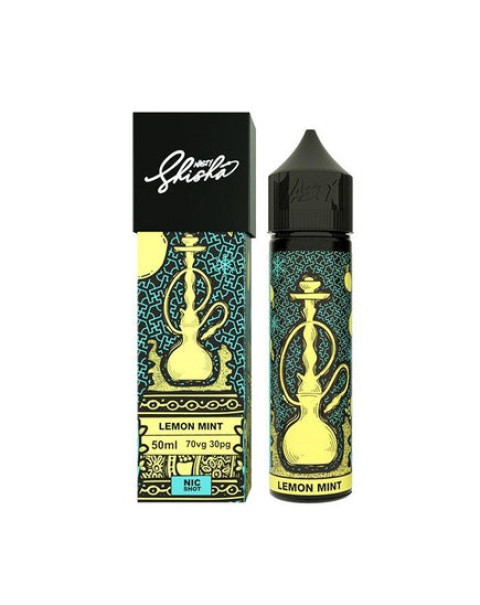 Nasty Juice Shisha Series Lemon Mint 50ml Short Fill E-Liquid