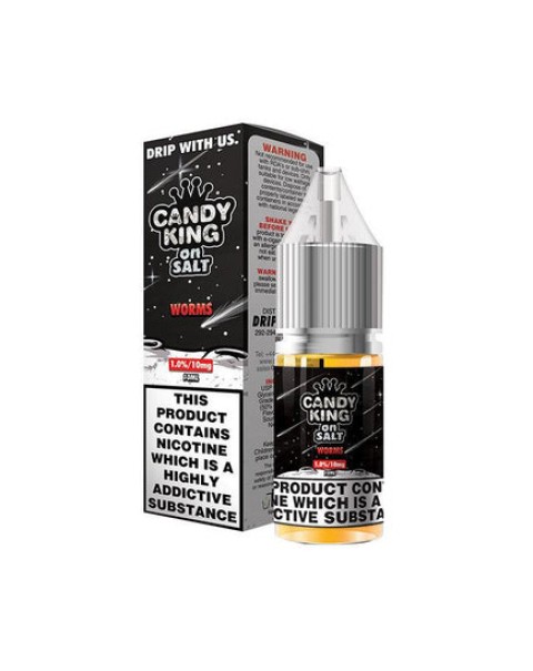 Candy King on Salt Worms 10ml Nic Salt E-Liquid