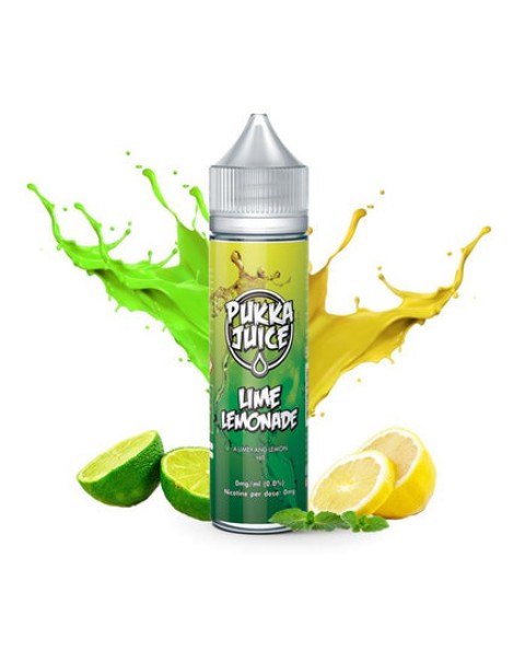 Pukka Juice - Lime Lemonade 50ml Short Fill E-Liquid