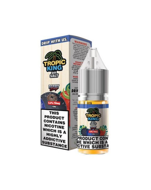 Tropic King on Salt Iced Berry Breeze 10ml Nic Salt E-Liquid