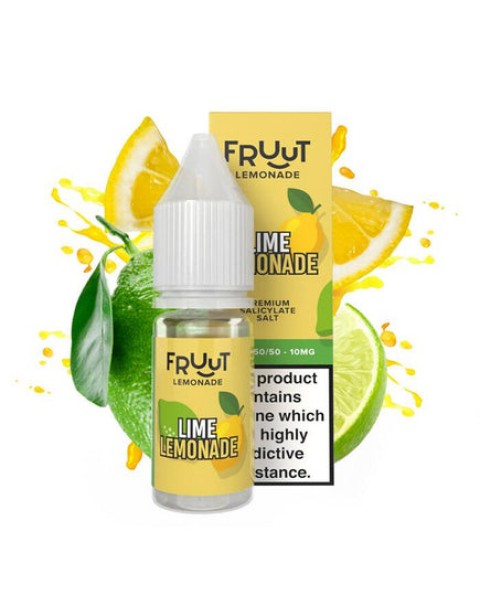 Fruut Lemonade Lime Lemonade - 10ml Nicotine Salt E-Liquid