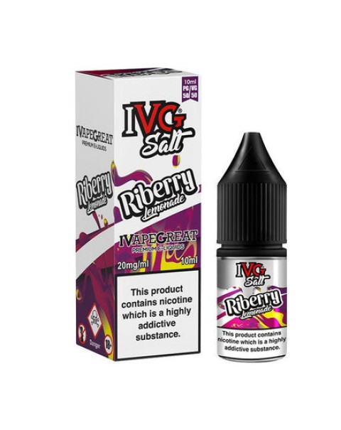 IVG Riberry Lemonade 10ml Nicotine Salt E-Liquid