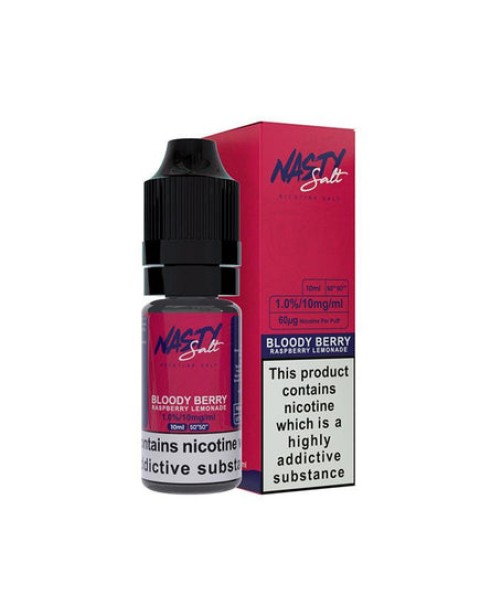 Nasty Salt - Blood Berry Nicotine Salt 10ml E-Liquid