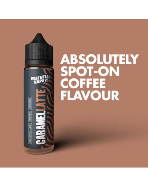 Essential Vape Co Caramel Latte 50ml Short Fill E-Liquid