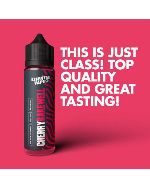 Essential Vape Co Cherry Bakewell 50ml Short Fill E-Liquid