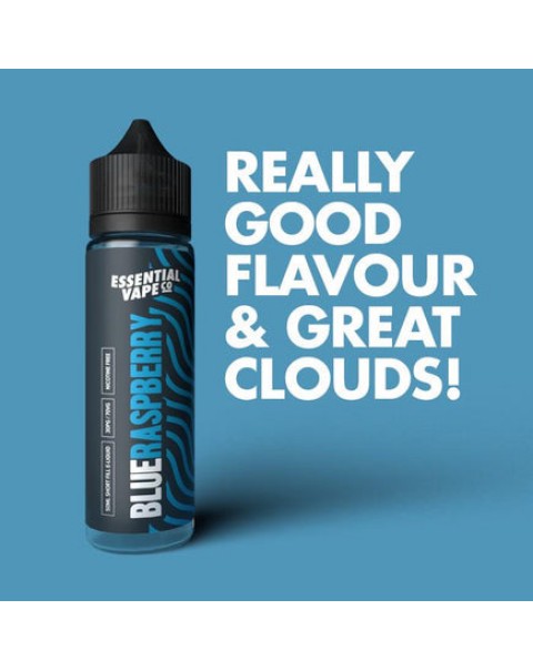 Essential Vape Co Blue Raspberry 50ml Short Fill E-Liquid