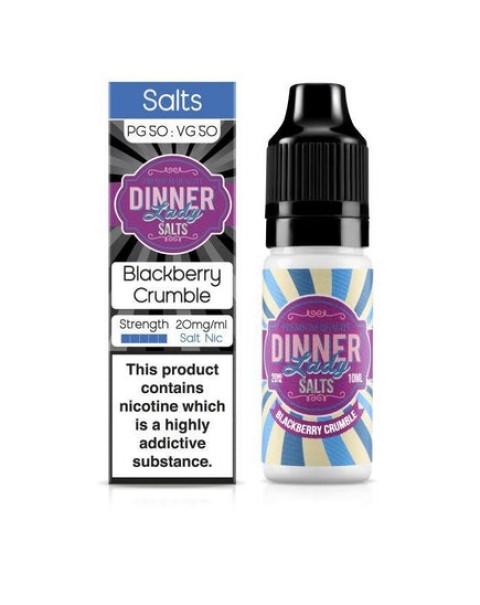 Dinner Lady - Blackberry Crumble 10ml Salt Nic E-Liquid