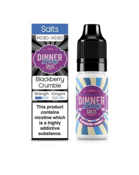 Dinner Lady - Blackberry Crumble 10ml Salt Nic E-Liquid