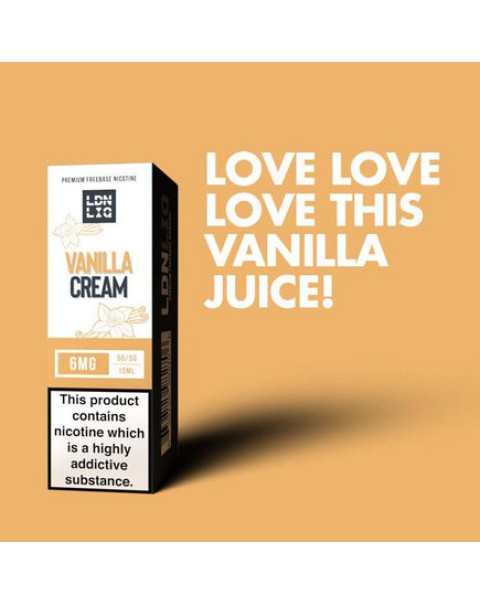 LDN LIQ Vanilla Cream - 10ml E-Liquid