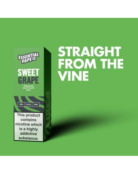 Essential Vape Co Sweet Grape - 10ml Nicotine Salt E-Liquid