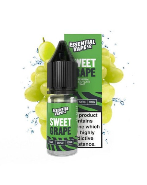 Essential Vape Co Sweet Grape - 10ml Nicotine Salt E-Liquid