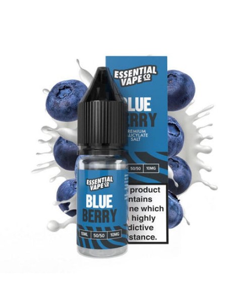 Essential Vape Co Blueberry - 10ml Nicotine Salt E-Liquid