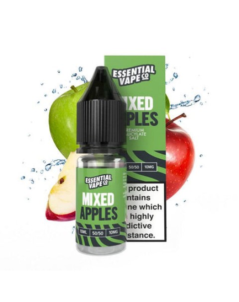 Essential Vape Co Mixed Apples - 10ml Nicotine Salt E-Liquid