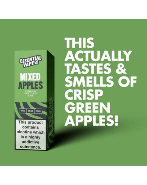 Essential Vape Co Mixed Apples - 10ml Nicotine Salt E-Liquid