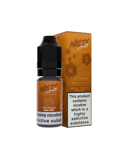 Nasty Salt - Devil Teeth Nicotine Salt 10ml E-Liquid