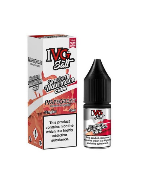 IVG Strawberry Watermelon 10ml Nicotine Salt E-Liquid