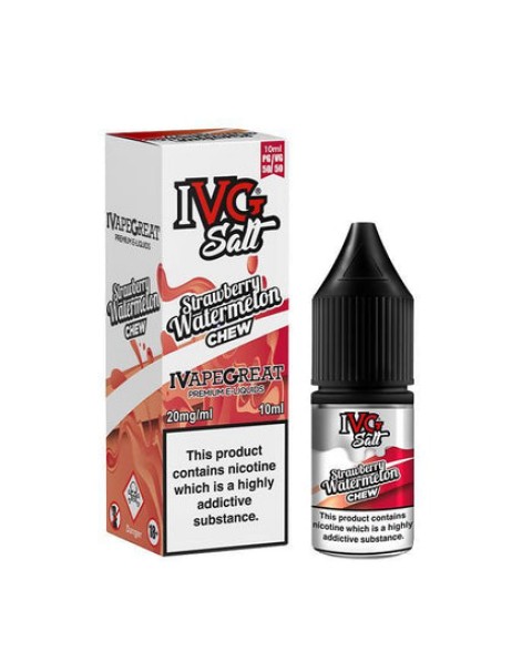 IVG Strawberry Watermelon 10ml Nicotine Salt E-Liquid