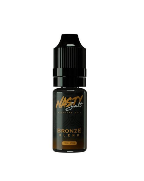 Nasty Salt Tobacco Series - Bronze Blend 10ml Nicotine Salt E-Liquid