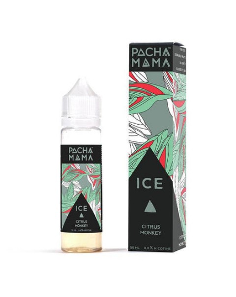 Pachamama Ice Citrus Monkey 50ml Short Fill E-Liquid