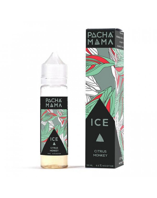 Pachamama Ice Citrus Monkey 50ml Short Fill E-Liqu...