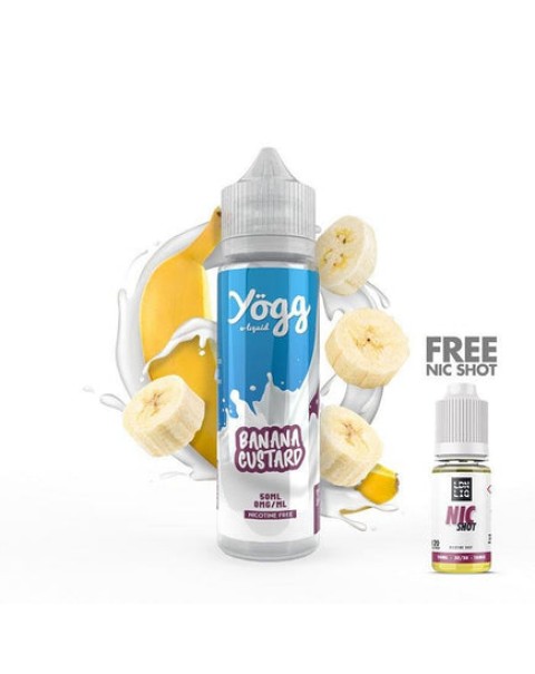 Yogg Banana Custard 50ml Short Fill E-Liquid