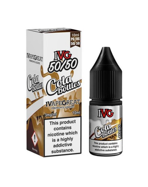 IVG 50/50 Series Cola Bottles 10ml E-Liquid