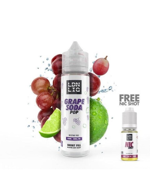 LDN LIQ Grape Soda Pop 50ml Short Fill E-Liquid