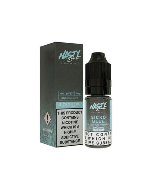 Nasty Juice Sicko Blue Nicotine Salt E-Liquid