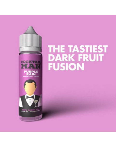 Cocktail Man Purple Rain 50ml Short Fill E-Liquid