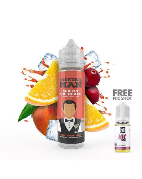 Cocktail Man Sex On The Beach 50ml Short Fill E-Liquid