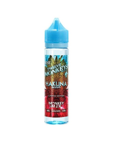 Twelve Monkeys - Ice Age Series - Hakuna Iced 50ml Short Fill E-Liquid