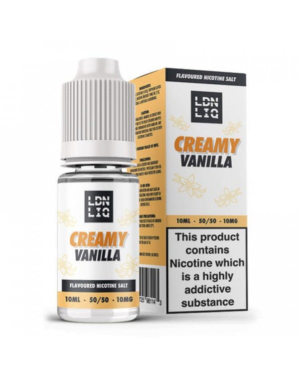 LDN LIQ Nic Salts Creamy Vanilla 10ml E-Liquid