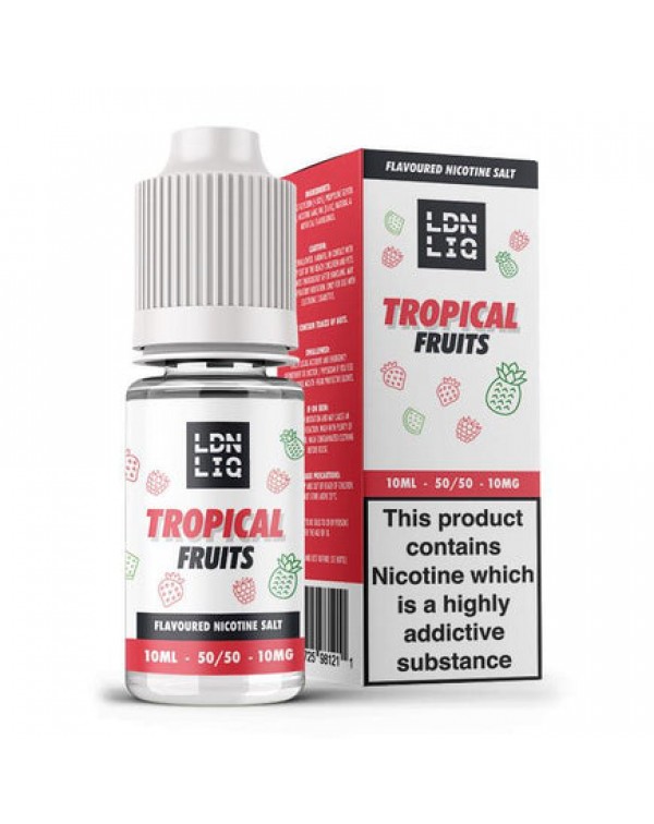 LDN LIQ Nic Salts Tropical Fruits 10ml E-Liquid