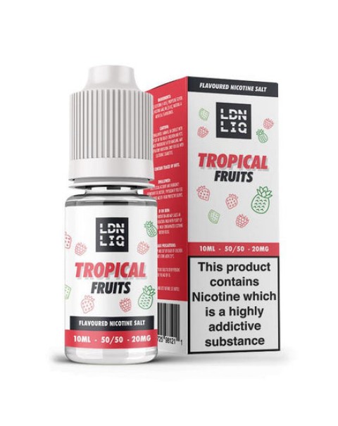 LDN LIQ Nic Salts Tropical Fruits 10ml E-Liquid